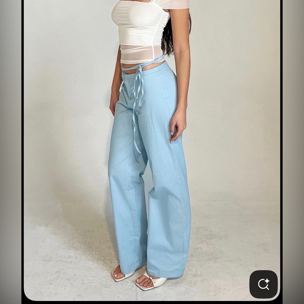 NWT TIGER MIST Kyrie Pant Pale Blue Size Large